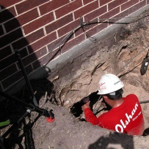 Image of recent foundation repair in Aurora by Olshan Foundation Repair. 