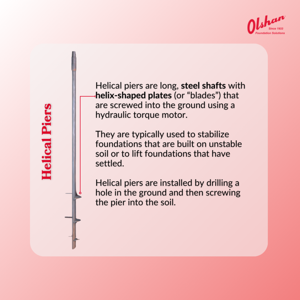 Description of Helical Piers