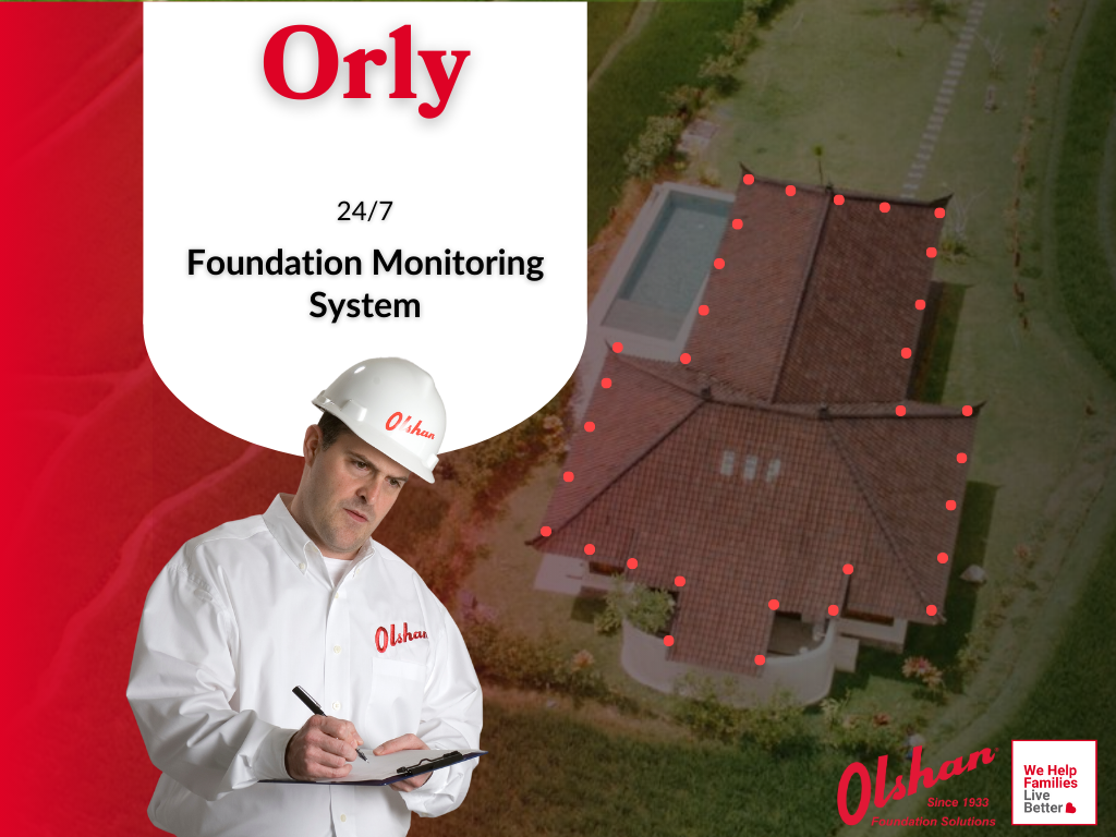 Olshan monitoring foundation issues online via Orly, the foundation monitory system