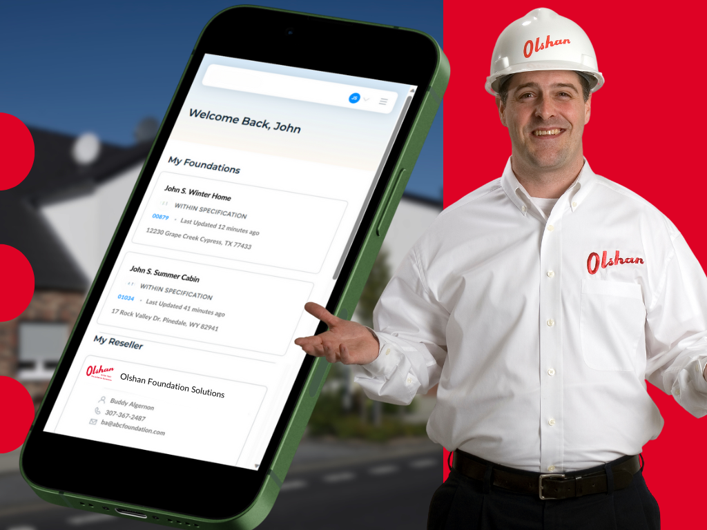 foundation monitoring system - updates to your phone