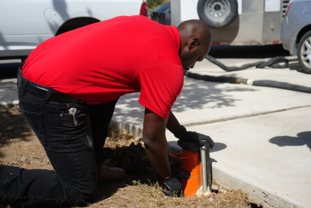 concrete leveling driveway - project