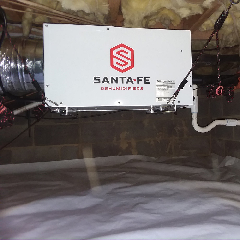 image2-emporia-crawl-space-encapsulation A newly installed crawl space dehumidifier