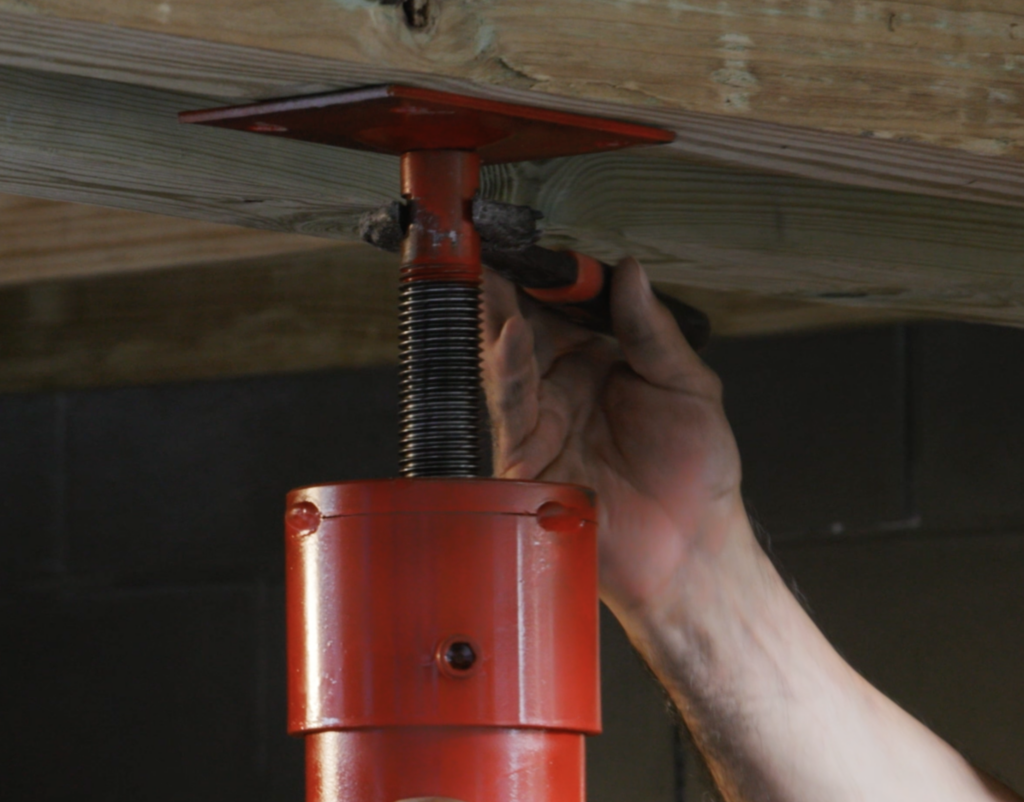 kilgore foundation repair adjustment under home