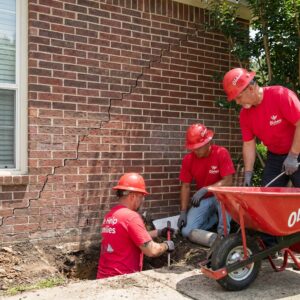 cable lock st plus foundation repair installation in houston, tx