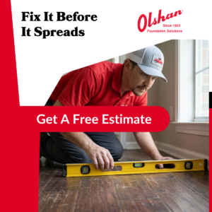 uneven crawl space floor