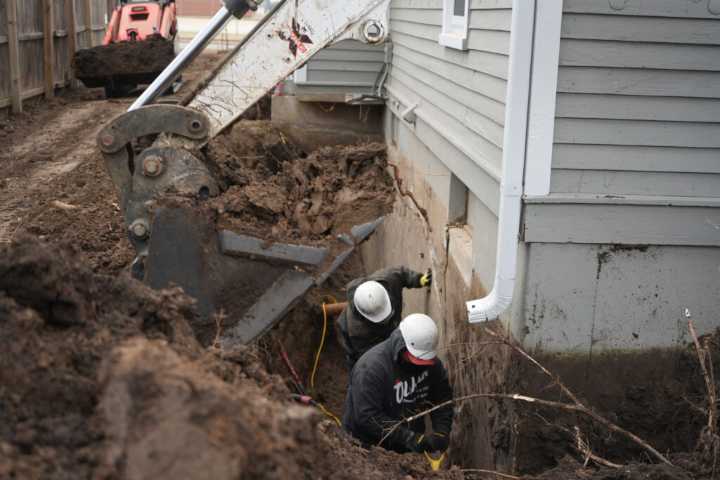 exterior basement foundation repair and waterproofing