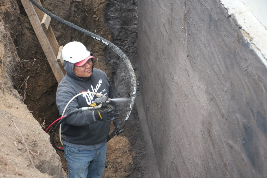 wichita foundation repair exterior basement wall waterproofing
