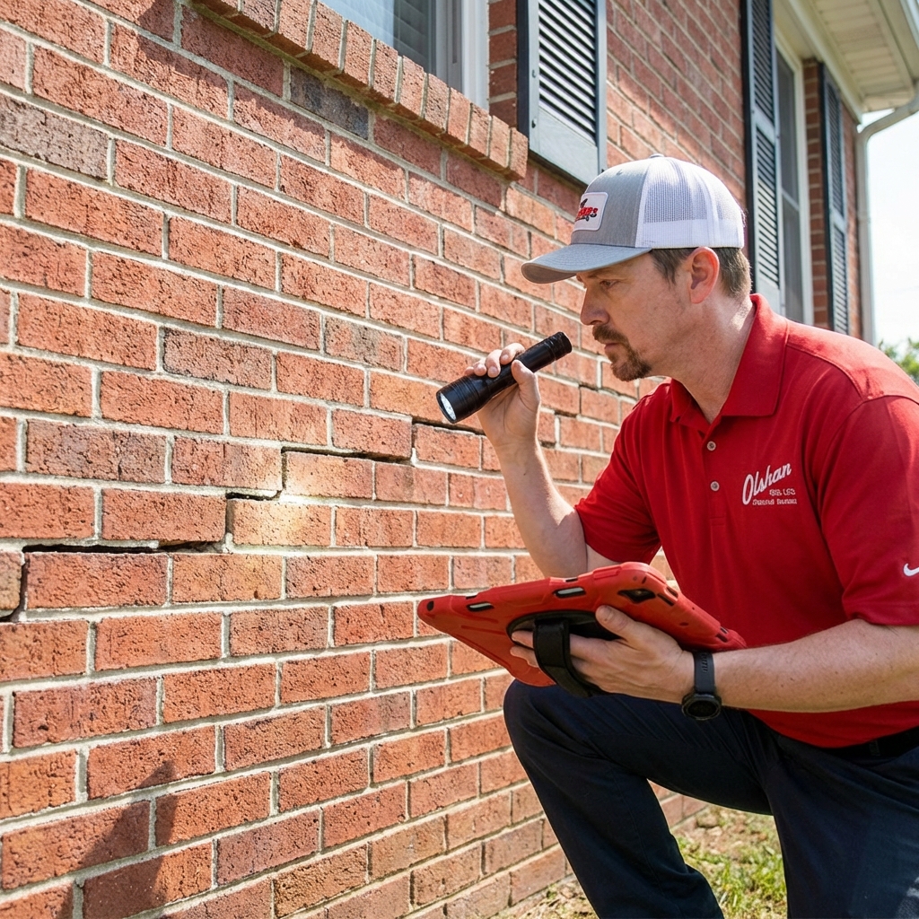 foundation wall crack