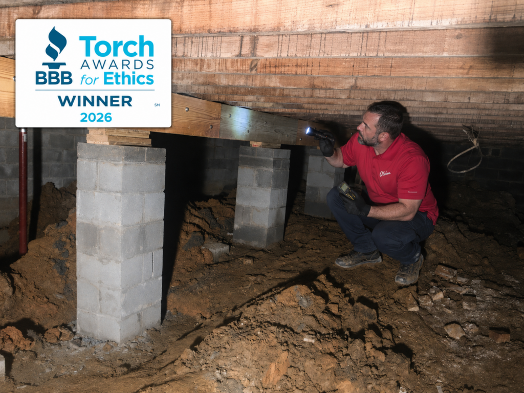 crawl space foundation repair evaluation in nashville, tn
