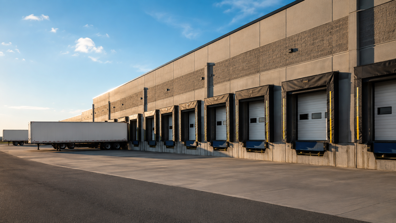Distribution warehouse loading docks